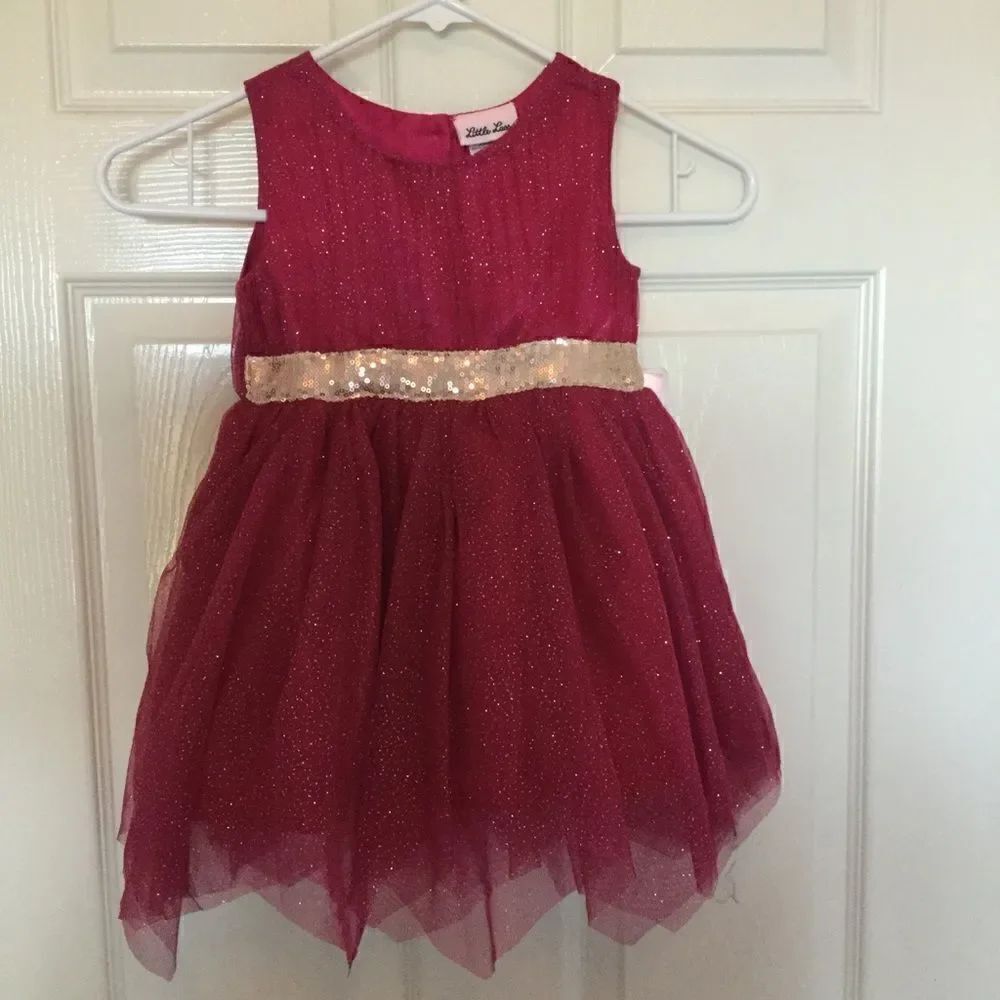 Little Lass Girls 2T Sleeveless Dress